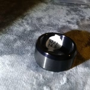 Plain Stainless steel wedding band ring /Size 14.5